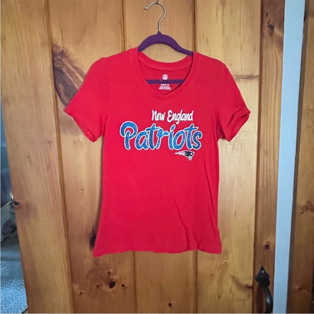 NFL New England Patriots Red Short Sleeve Tee